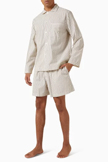 Shorts in Cotton Poplin
