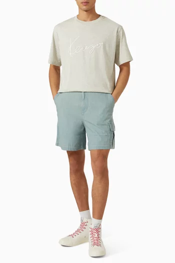 Sounds Cargo Shorts in Japanese Denim