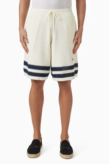 Shorts in Cotton Mesh
