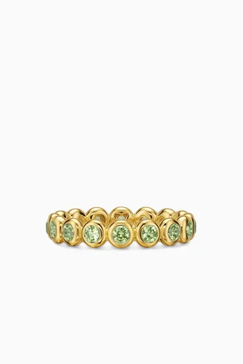 Bezel Set Band Ring in 18kt Yellow Gold