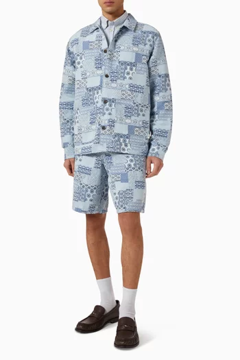 Patchwork Jacquard Overshirt
