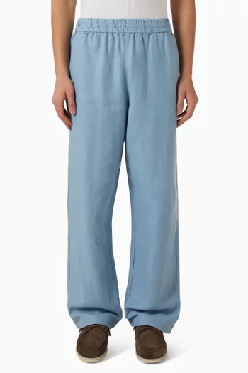 Casual Pants in Linen-blend