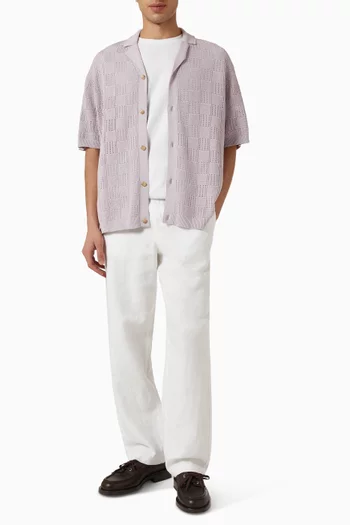 Comfort Suit Pants in Linen-blend