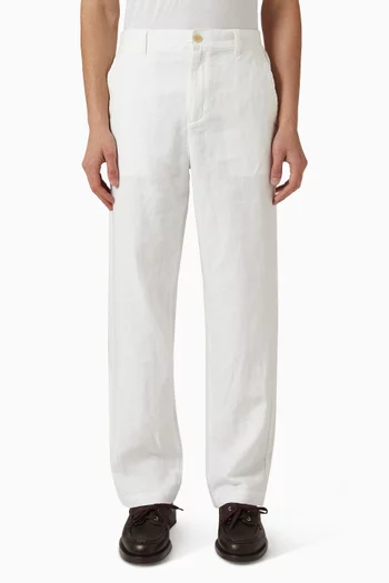 Comfort Suit Pants in Linen-blend