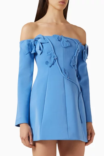 Newmoat Embroidered Mini Dress