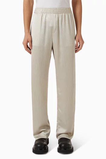 Casual Pants in Plissé