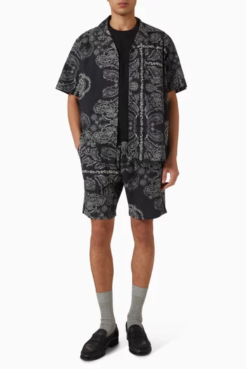 Check Shorts in Seersucker