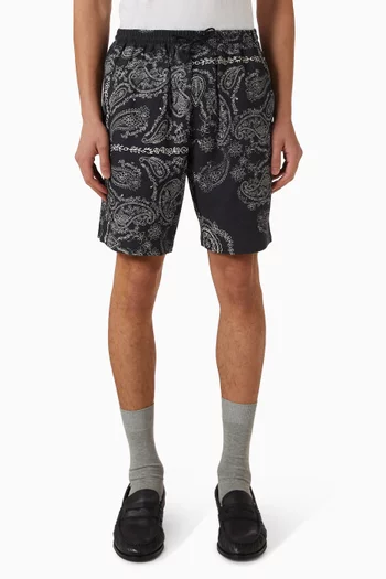 Check Shorts in Seersucker