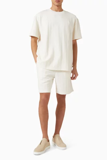 Stripe Jacquard Shorts