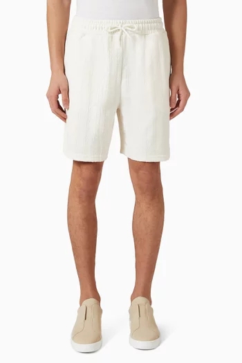 Stripe Jacquard Shorts