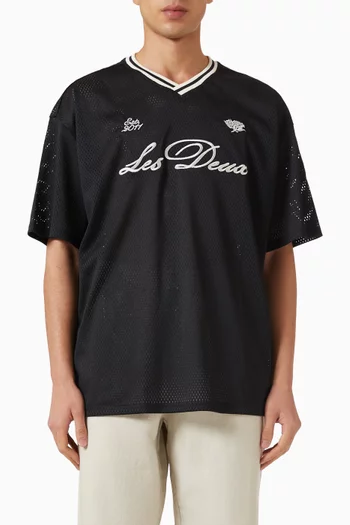 Mesh T-shirt in Recycled Knit