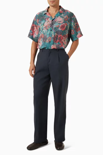 Bouquet Shirt in Viscose-blend