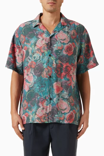 Bouquet Shirt in Viscose-blend