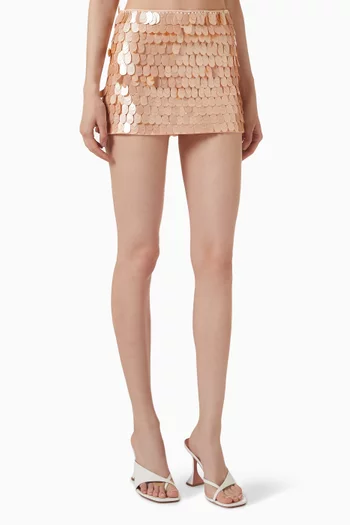 Mace Sequin-embellished Skort