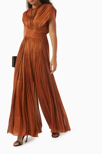 Petra Pleated Jumpsuit