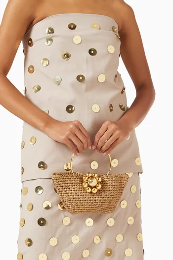 Dunes de Lumieres Bag in Straw