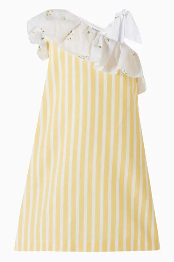 Marga One-shoulder Striped Dress