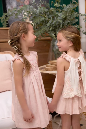 Rosaura Smocked Dress in Cotton