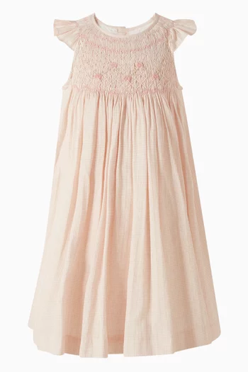 Rosaura Smocked Dress in Cotton