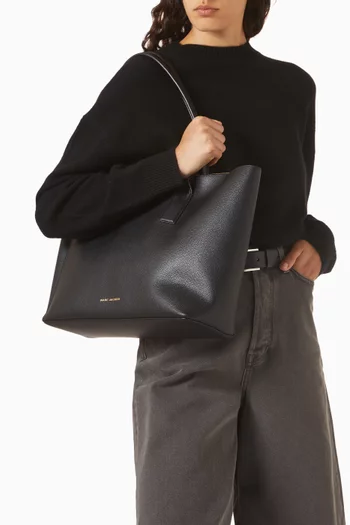 Work Tote Bag in Grained Leather