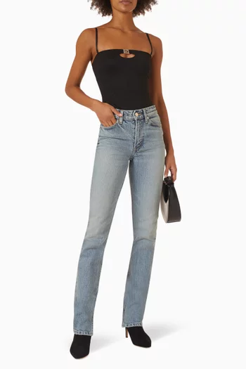 Embroidered Bodysuit