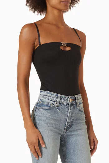 Embroidered Bodysuit