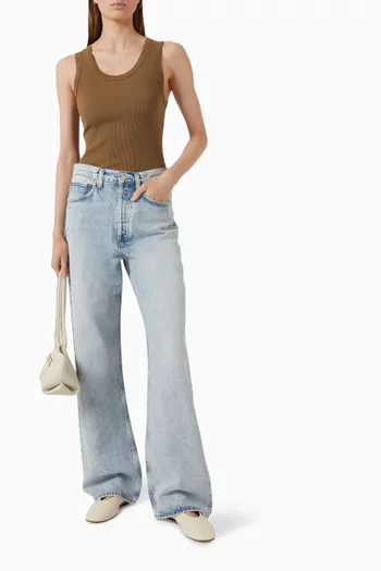 Vintage Loose Jeans in Regenerative-denim