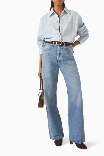 Lantern Shirt in Weightless Denim