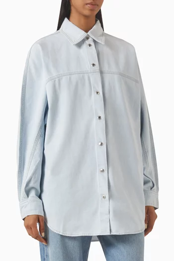 Lantern Shirt in Weightless Denim