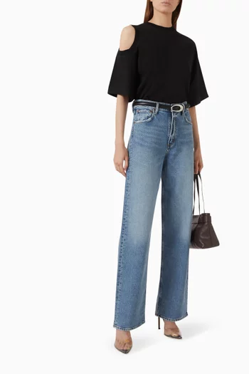 Shoulder Cut-out T-shirt