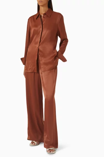 Beruta Blouse in Satin