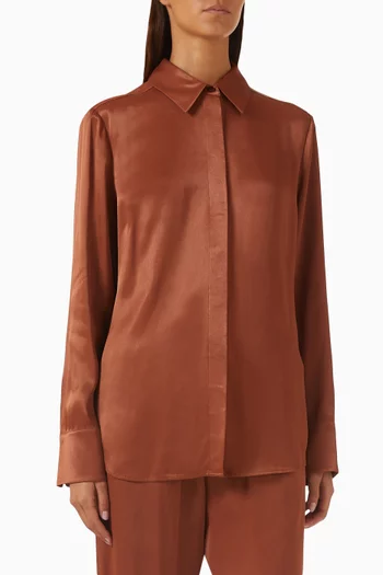 Beruta Blouse in Satin