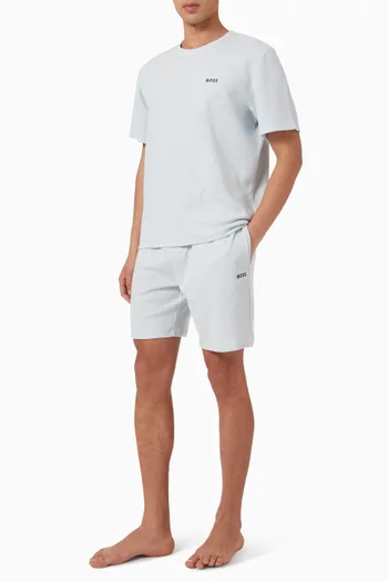 Waffle Pyjama Shorts in Cotton-blend