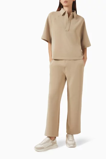 Loose-fit Polo Shirt in Scuba