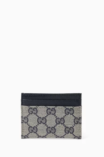 GG Essence Card Case in Coated Canvas