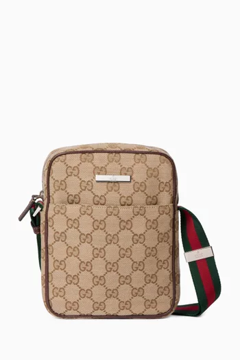 Small Tag Crossbody Bag in GG Canvas