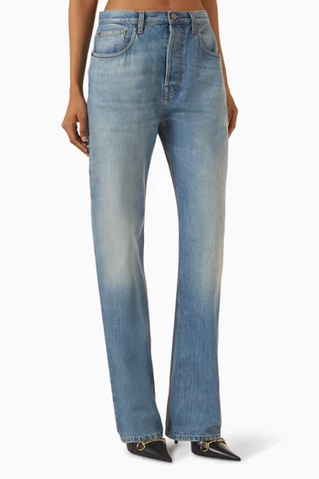 Straight-leg Jeans in Denim