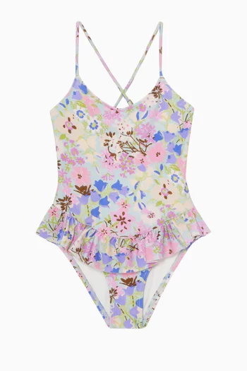 لباس سباحة قطعة واحدة سولستايس بكشكش