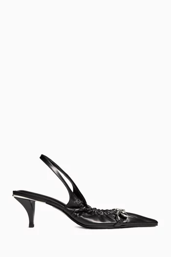 Vittoria 55 Slingback Pumps in Nappa Leather
