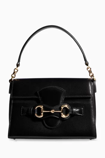 Small Duomo Horsebit Top-handle Bag in Leather