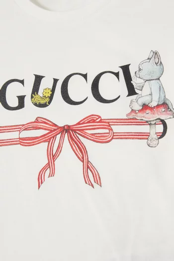 Logo-print T-shirt in Cotton-jersey