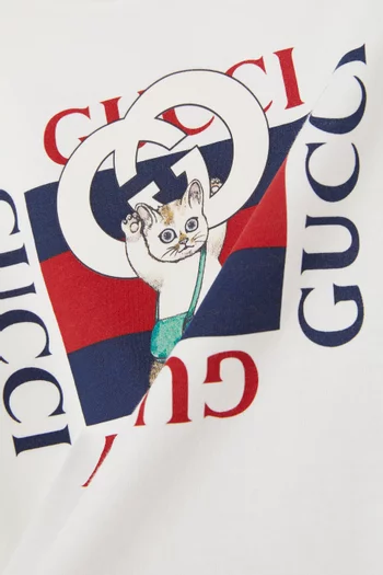 Graphic Logo T-shirt in Cotton Jersey