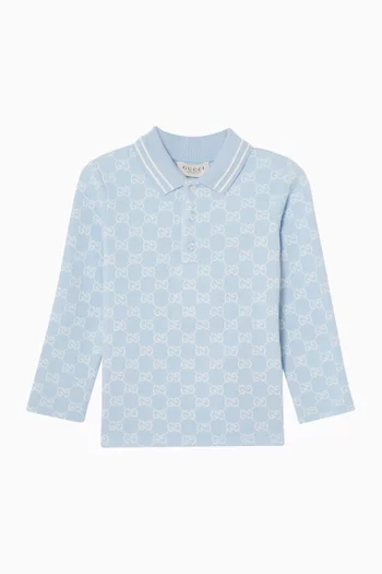 GG Shirt in Cotton Pique
