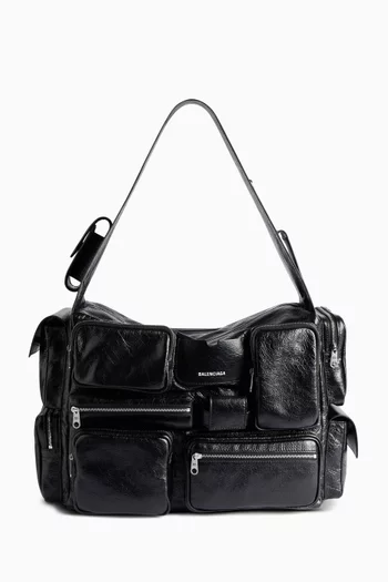 Superbusy Shoulder Bag in Arena Lambskin