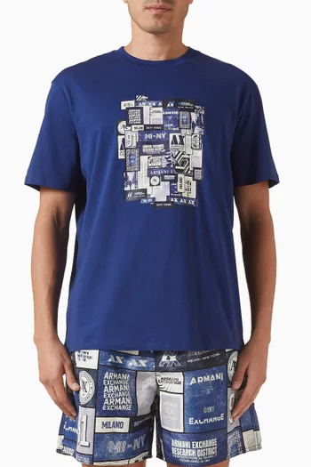 AX Logo Relaxed-fit T-shirt