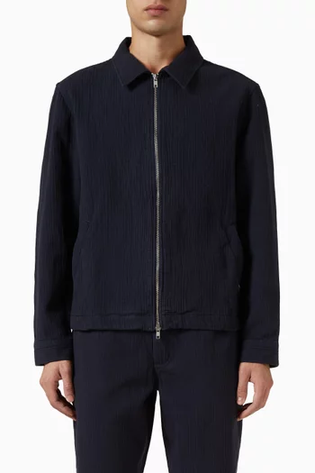 Eldon Jacket in Crinkle Cotton & Linen