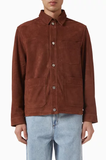 Robin Chore Jacket in Suede