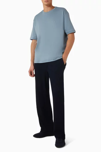 Logo T-shirt in Interlock-cotton