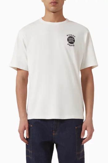 Paris Emblem T-shirt in Cotton