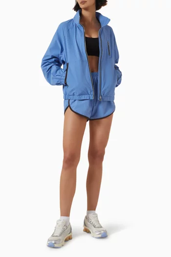 Contrast Binding Track Jacket